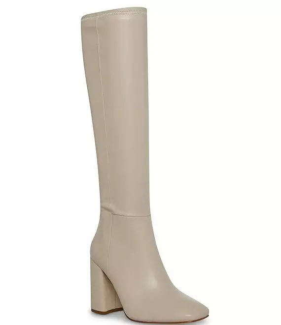 Steve Madden Lizah Knee High Stacked Block Heel Boots - Afbeelding 5