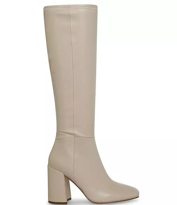 Steve Madden Lizah Knee High Stacked Block Heel Boots - Afbeelding 2