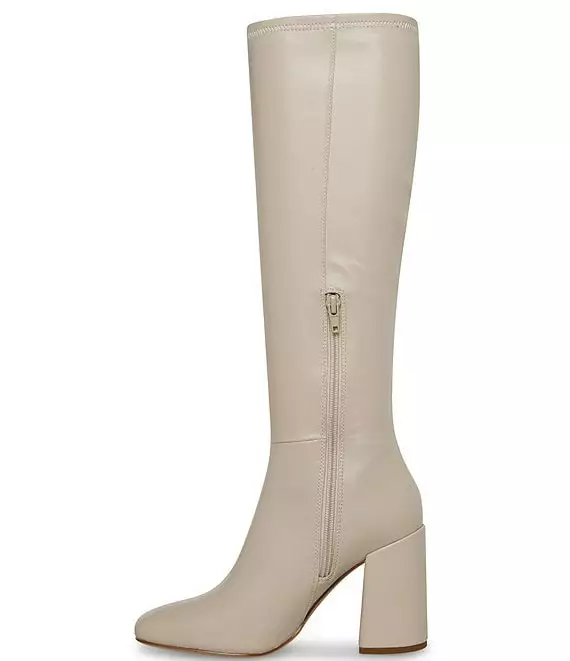 Steve Madden Lizah Knee High Stacked Block Heel Boots - Afbeelding 4