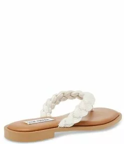 Steve Madden Amily-P Pearl Embellished Thong Sandals