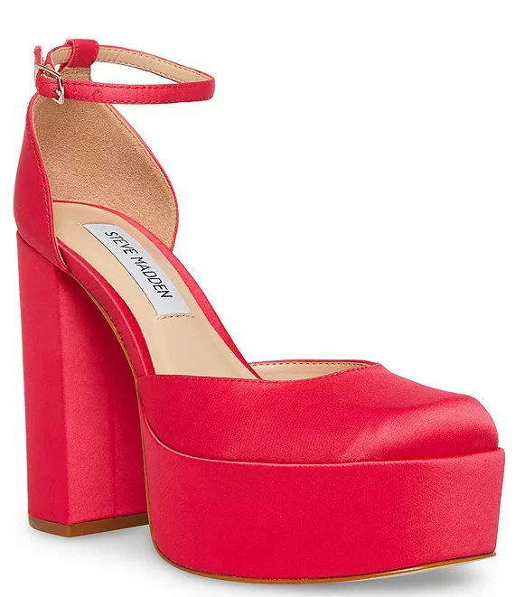 Steve Madden Agata Satin Platform Pumps - Afbeelding 4