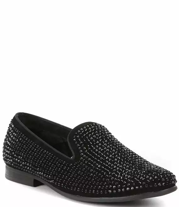 Steve Madden Men's Caviarr Crystal Embellishment Slip-On Loafers - Afbeelding 4
