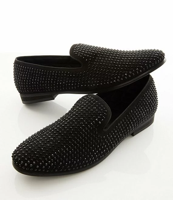 Steve Madden Men's Caviarr Crystal Embellishment Slip-On Loafers - Afbeelding 2