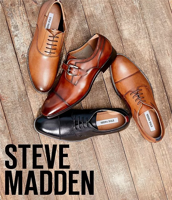 Steve Madden Men's Covet Leather Monk Strap - Afbeelding 2