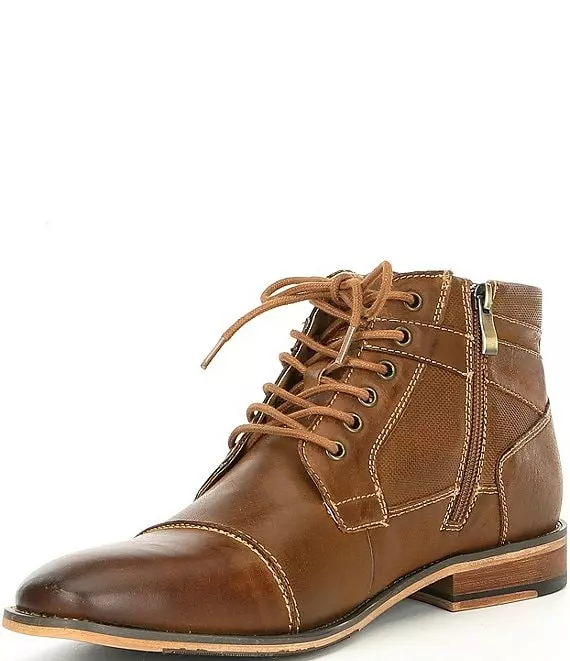 Steve Madden Men's Jotter Cap Toe Boots - Afbeelding 5
