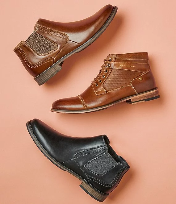 Steve Madden Men's Jotter Cap Toe Boots - Afbeelding 3