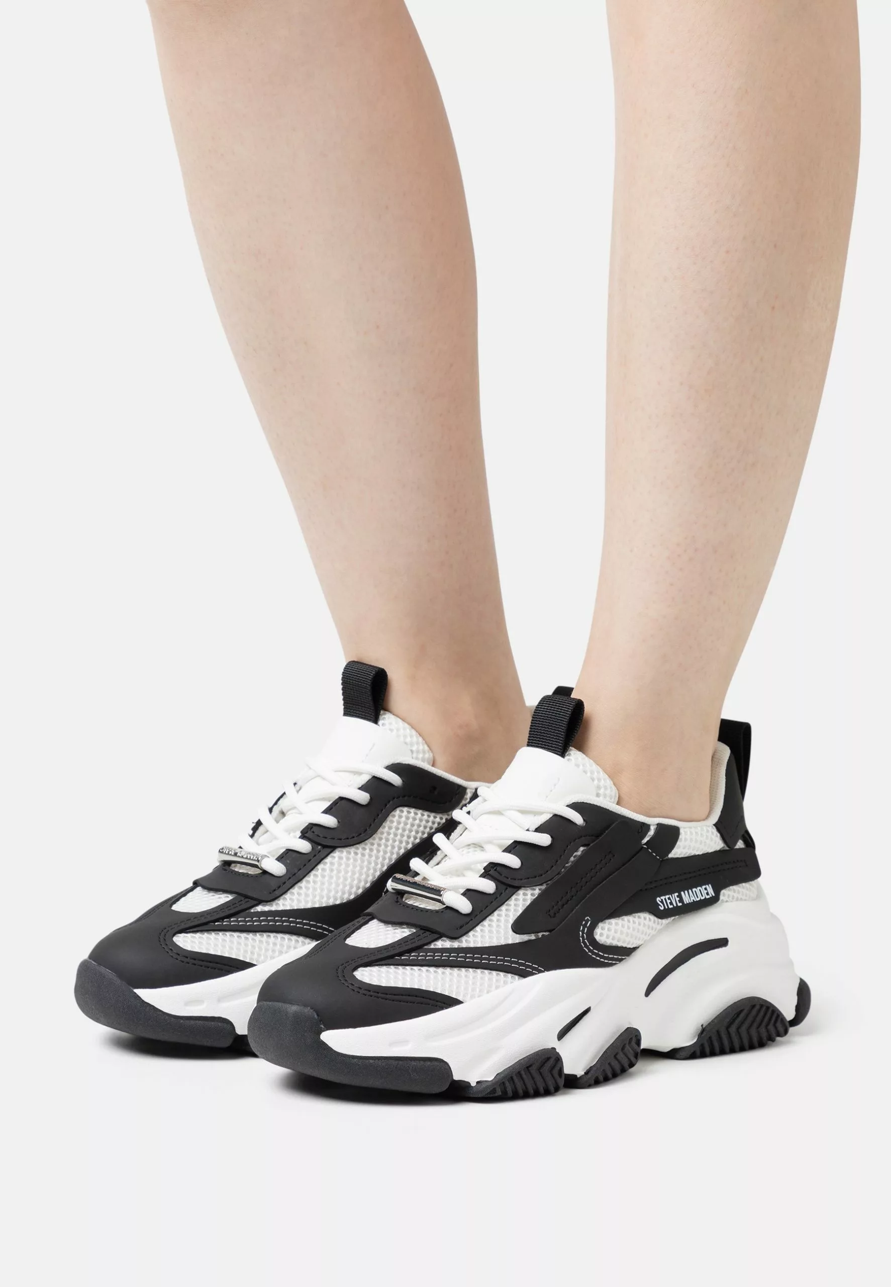 Steve Madden Possession - Sneakers Laag - Black/White