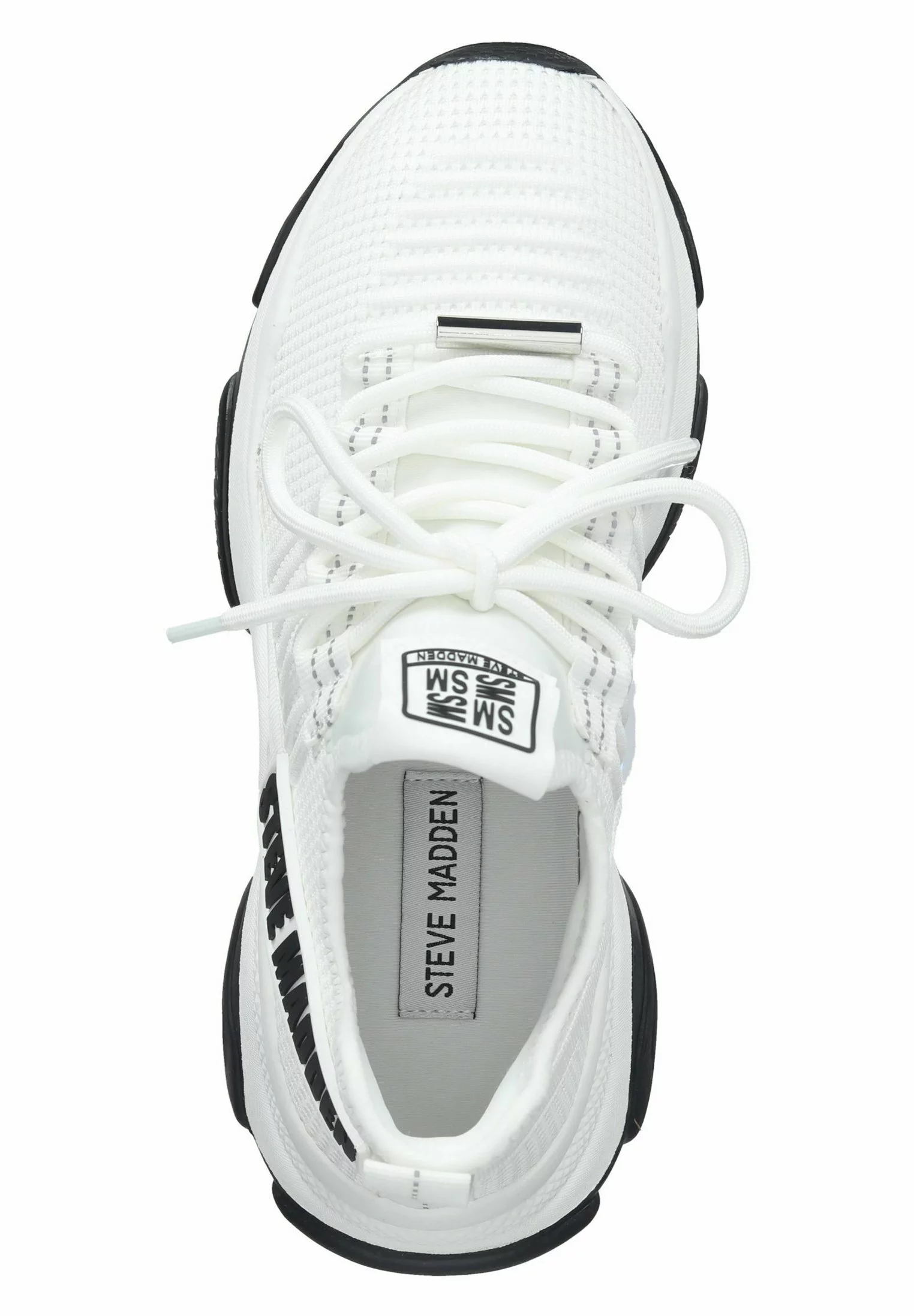 Steve Madden Sneakers Laag - White Black - Afbeelding 3