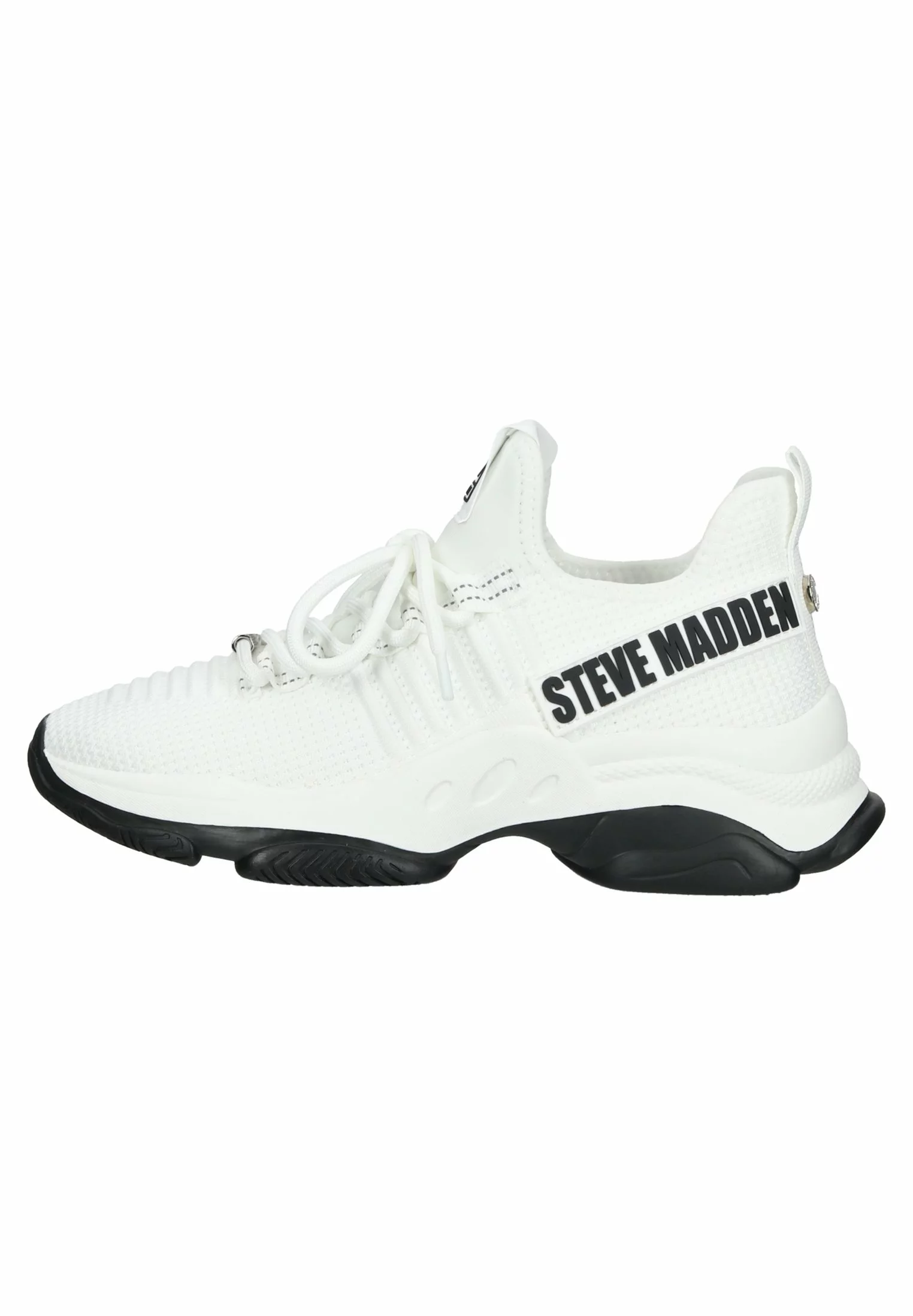 Steve Madden Sneakers Laag - White Black