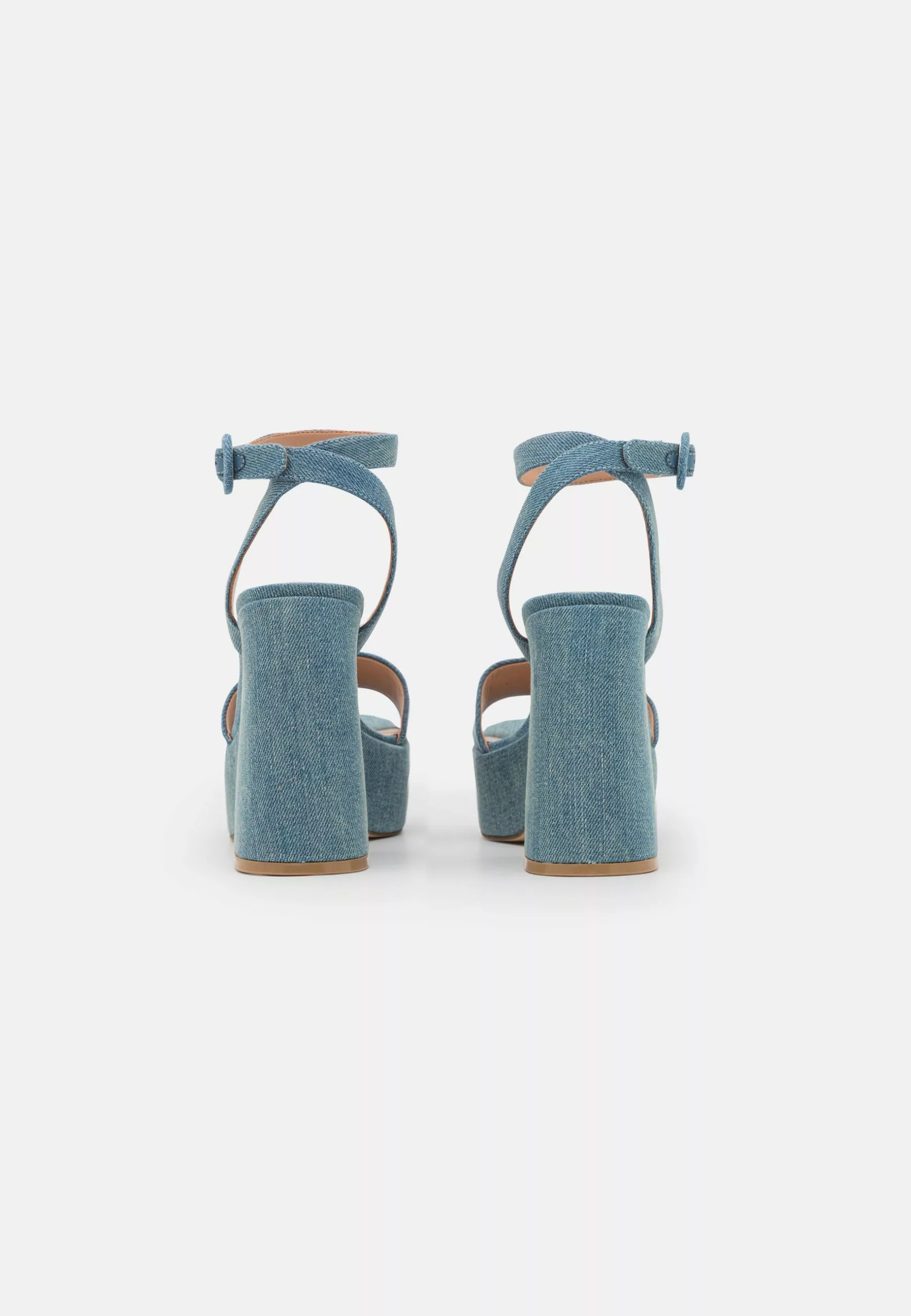Steve Madden Paysin - Sandalen Met Plateauzool - Blue Denim - Afbeelding 4