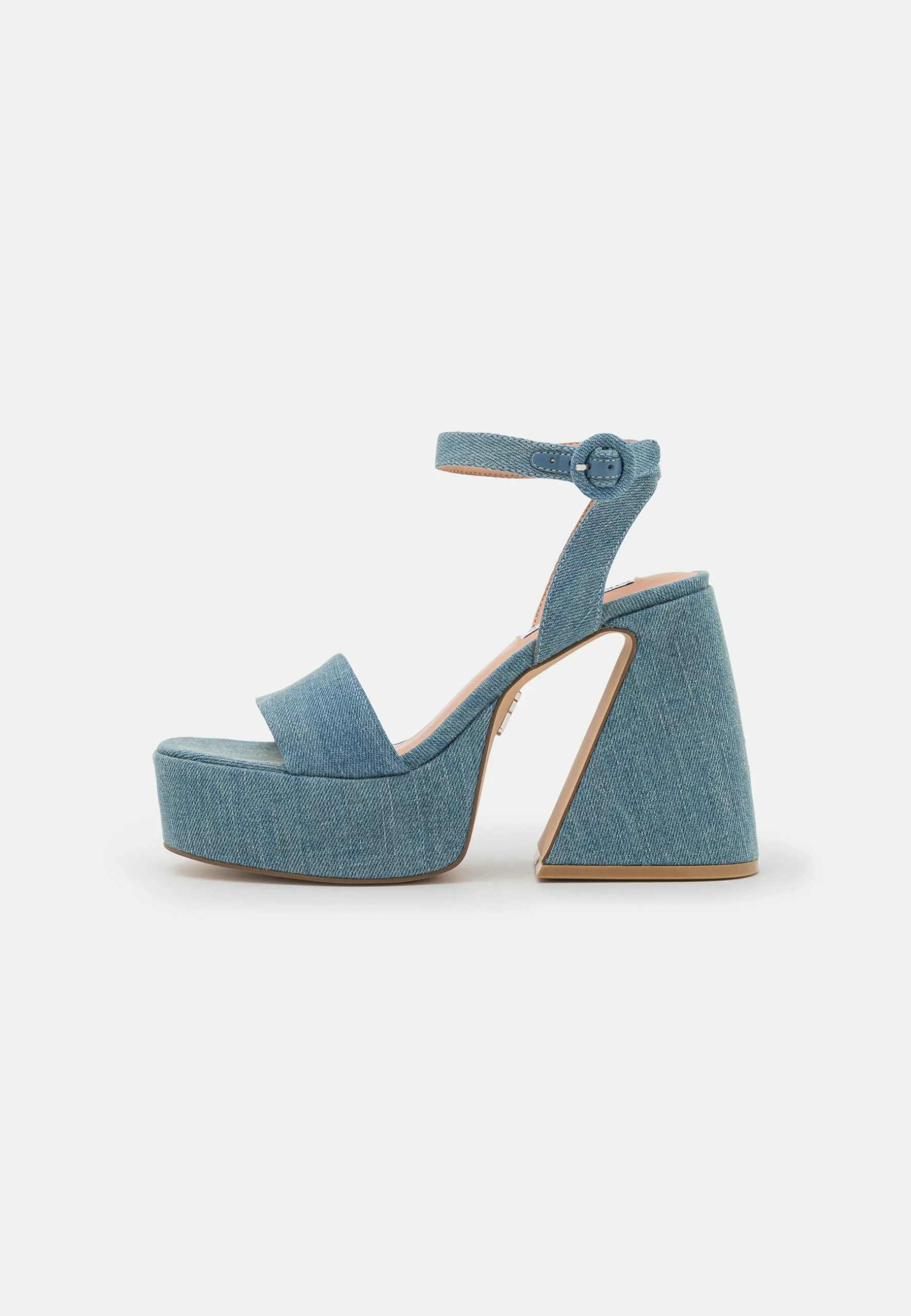 Steve Madden Paysin - Sandalen Met Plateauzool - Blue Denim - Afbeelding 2