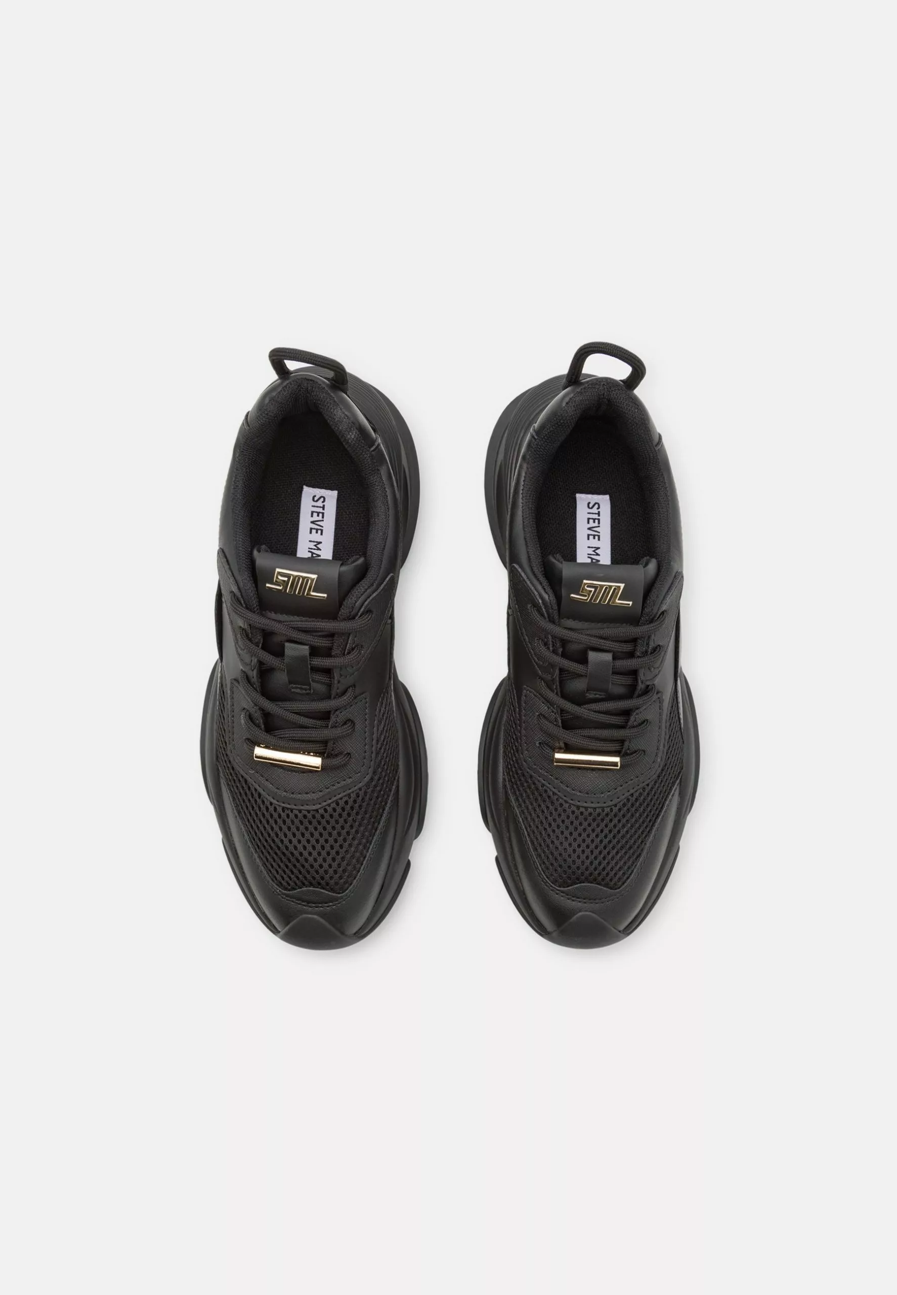 Steve Madden Belissimo - Sneakers Laag - Black/Gold - Afbeelding 6