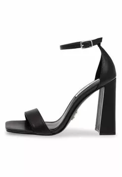 Steve Madden Airy - Sandalen Met Hoge Hak - Black Leather