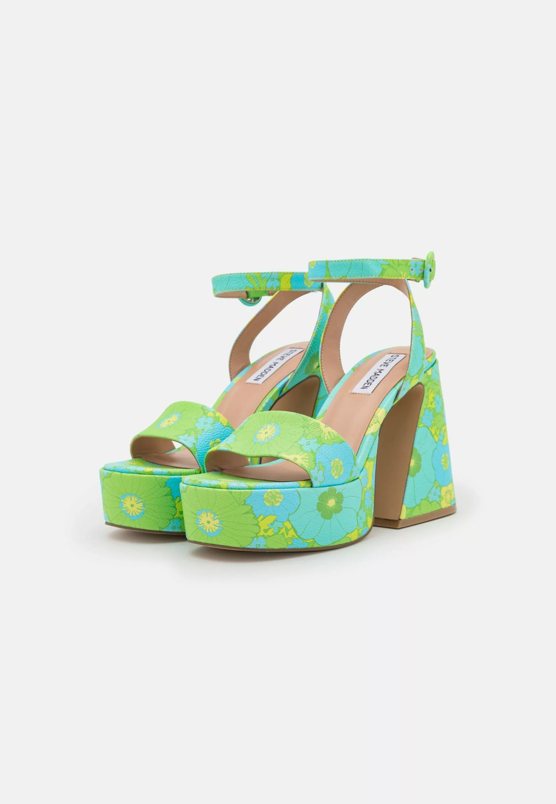 Steve Madden Paysin - Sandalen Met Plateauzool - Light Blue - Afbeelding 3