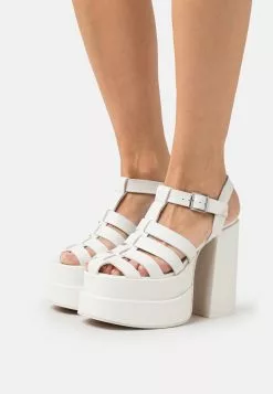 Steve Madden Carlita - Sandalen Met Hoge Hak - White