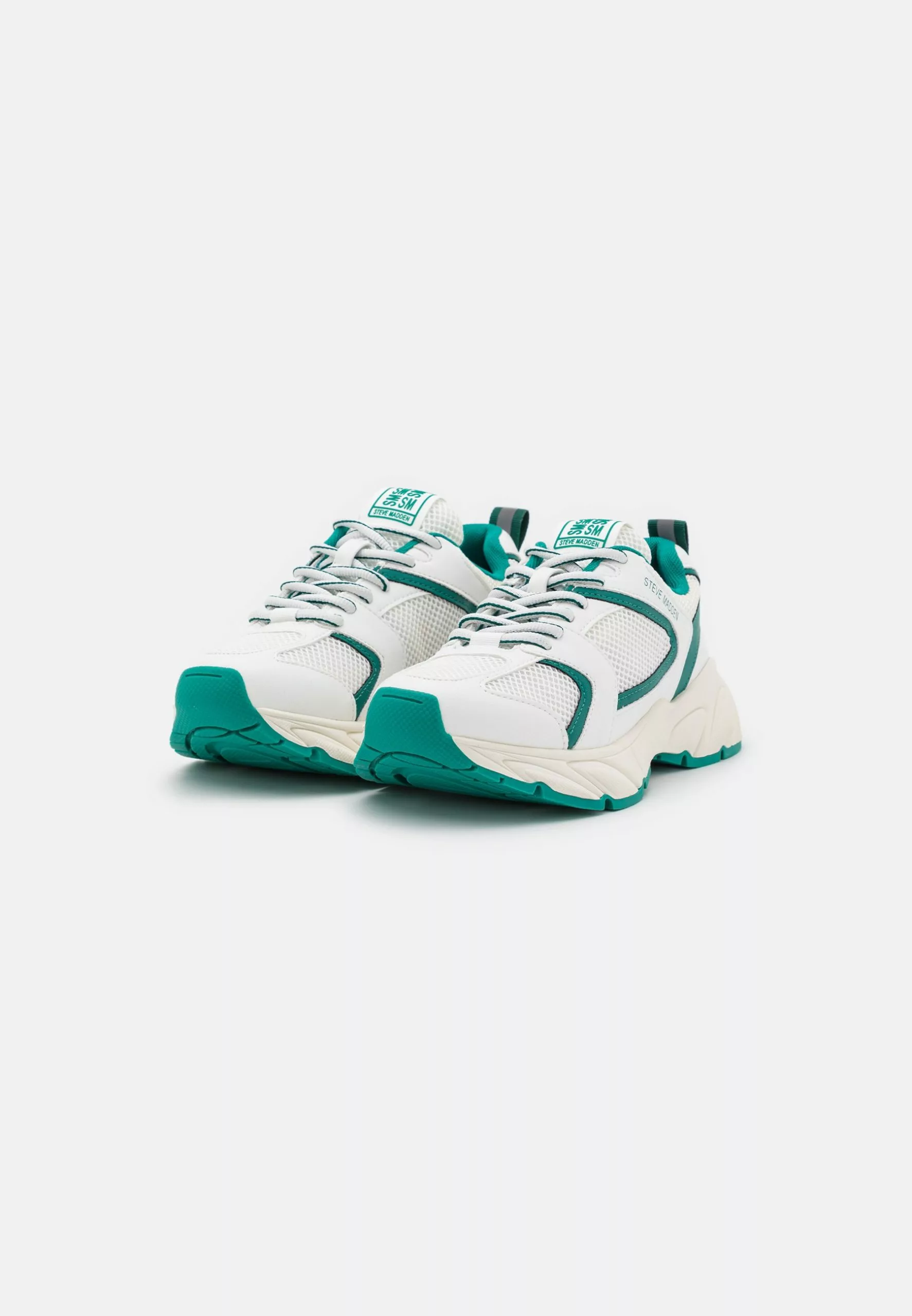 Steve Madden Standout - Sneakers Laag - White/Emerald - Afbeelding 5